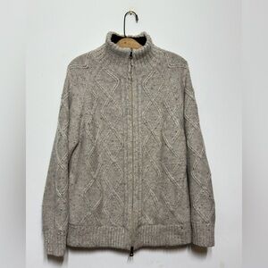 Weatherproof Vintage 1949 Men's Wool blend full Zip Cardigan Mens Sweater size L